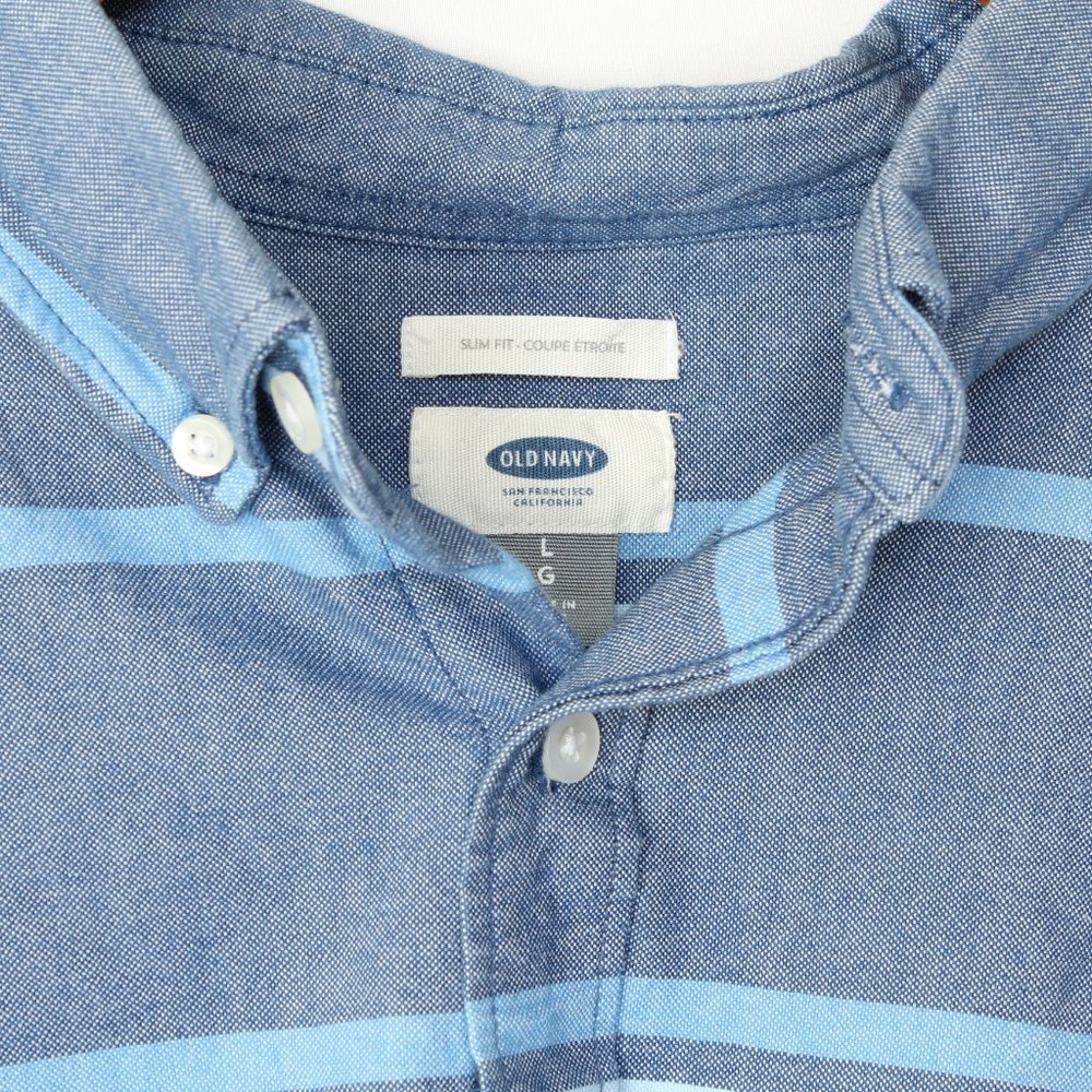 Old Navy | Patterned Chambray Button Down - image 4
